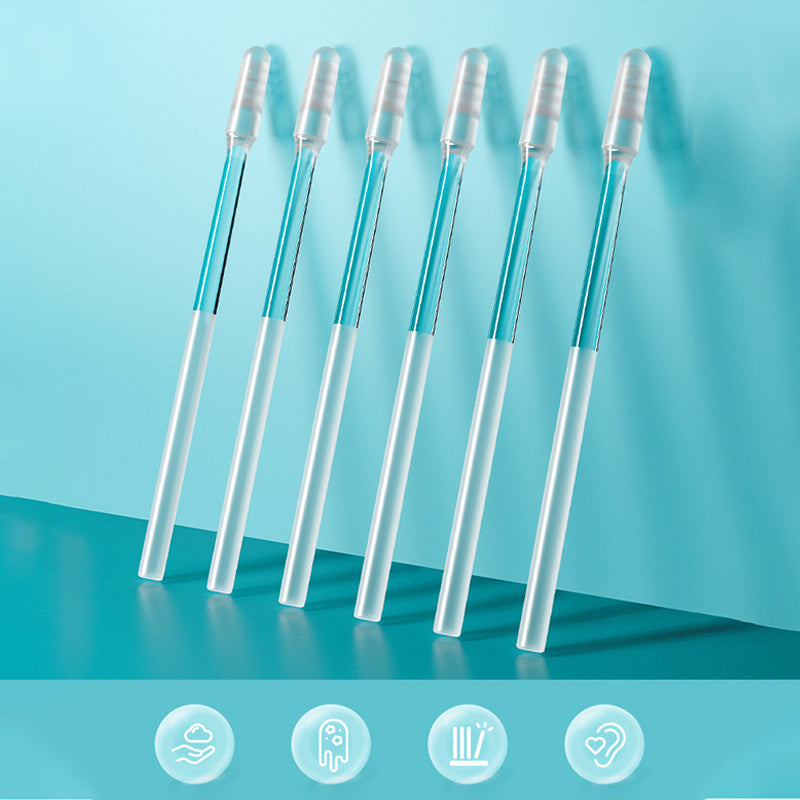 One 24-piece pack of reusable adhesive swabs