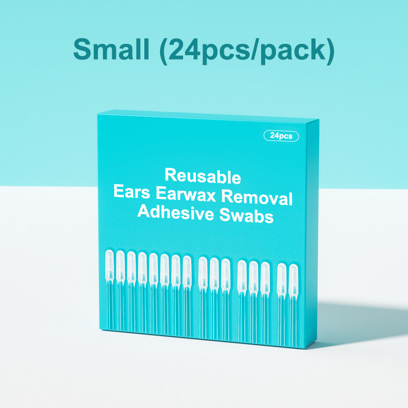 Drying reusable adhesive-tip swabs before storage