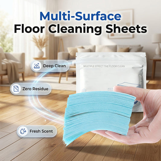 🥳2026 HOT SALE🥳💞50K+ SOLD!⏳✨ 50% OFF! Water‑Soluble Floor Sheets – Just drop in water. no measuring. Cleans & shines all floors. Safe & streak‑free. 120 sheets pack. Your daily helper. 🧹💧