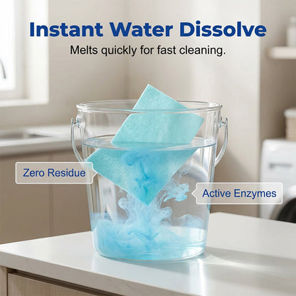 🥳2026 HOT SALE🥳💞50K+ SOLD!⏳✨ 50% OFF! Water‑Soluble Floor Sheets – Just drop in water. no measuring. Cleans & shines all floors. Safe & streak‑free. 120 sheets pack. Your daily helper. 🧹💧