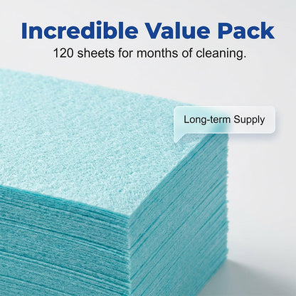 🥳2026 HOT SALE🥳💞50K+ SOLD!⏳✨ 50% OFF! Water‑Soluble Floor Sheets – Just drop in water. no measuring. Cleans & shines all floors. Safe & streak‑free. 120 sheets pack. Your daily helper. 🧹💧