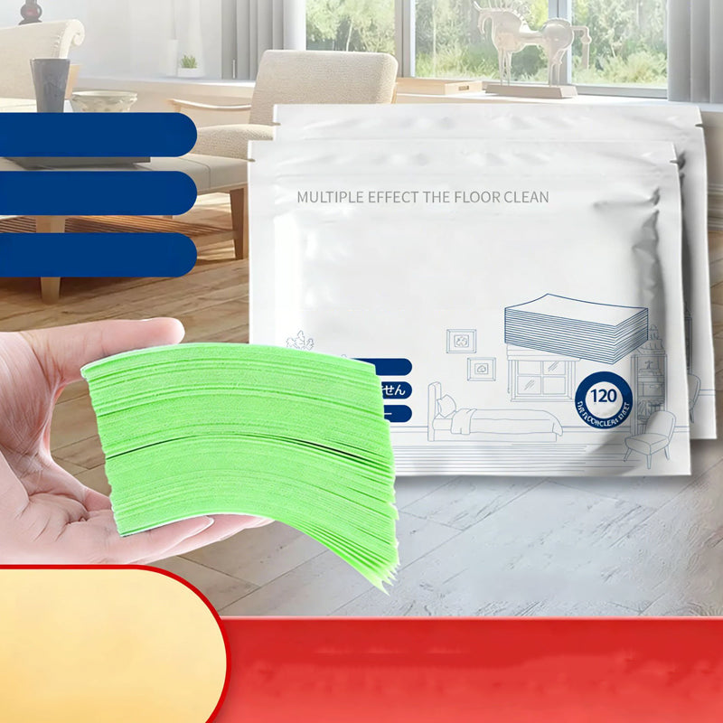 🥳2026 HOT SALE🥳💞50K+ SOLD!⏳✨ 50% OFF! Water‑Soluble Floor Sheets – Just drop in water. no measuring. Cleans & shines all floors. Safe & streak‑free. 120 sheets pack. Your daily helper. 🧹💧