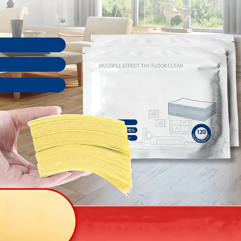 🥳2026 HOT SALE🥳💞50K+ SOLD!⏳✨ 50% OFF! Water‑Soluble Floor Sheets – Just drop in water. no measuring. Cleans & shines all floors. Safe & streak‑free. 120 sheets pack. Your daily helper. 🧹💧