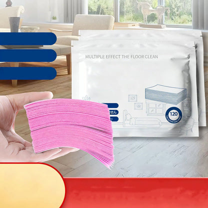 🥳2026 HOT SALE🥳💞50K+ SOLD!⏳✨ 50% OFF! Water‑Soluble Floor Sheets – Just drop in water. no measuring. Cleans & shines all floors. Safe & streak‑free. 120 sheets pack. Your daily helper. 🧹💧