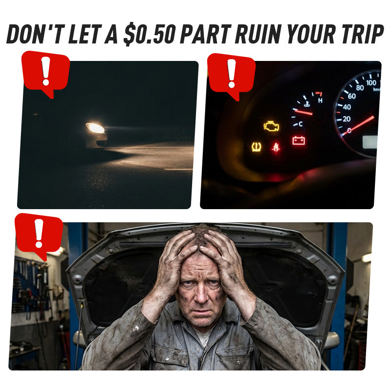 Organized automotive fuse storage kit