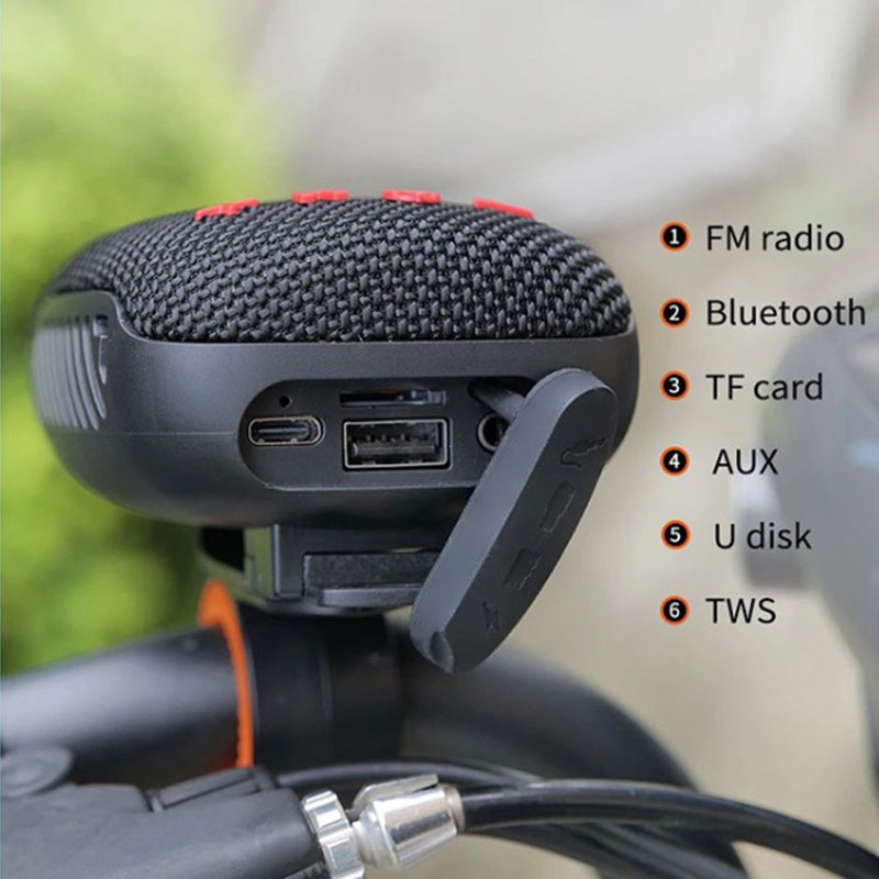🥳2026 HOT SALE🥳💞50K+ SOLD!🎶 Waterproof Bicycle Bluetooth Speaker with Mounting Bracket