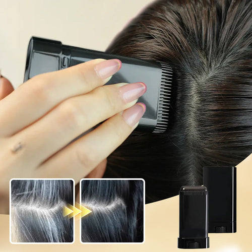 2-In-1 Natural Instant Safe Hair Color Stick ＆ Comb