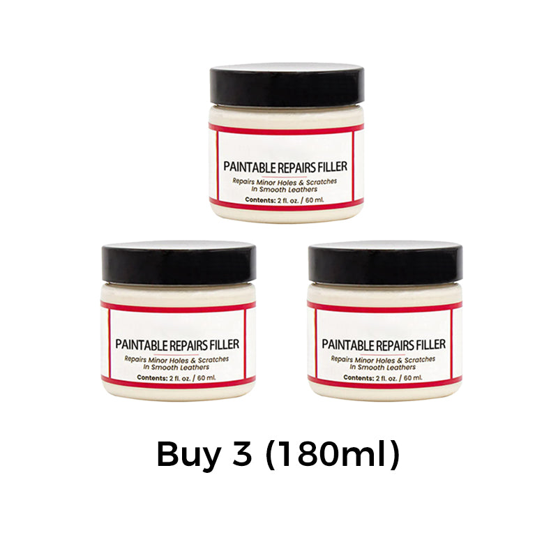 Multipack leather scratch and damage repair filler jars